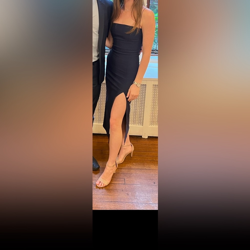 Vesper Navy blue dress